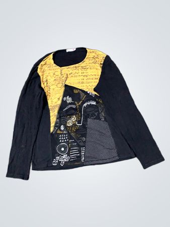 Carnaby Langarm-Grafik-T-Shirt