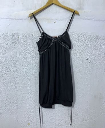 MODATOI PARIS Black Spaghetti Strap Top