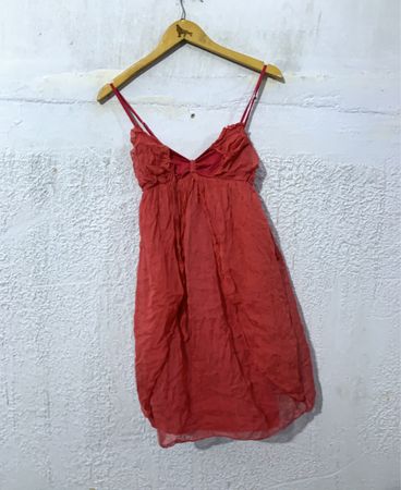 Red Spaghetti Strap Dress