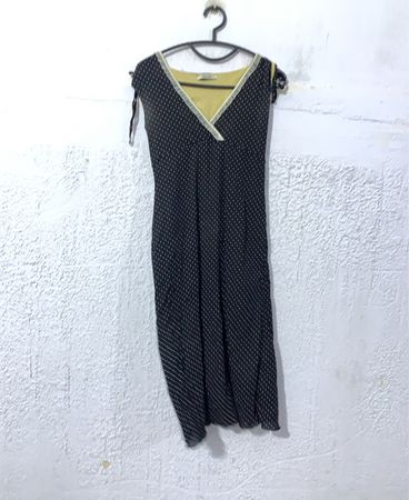 MAXIMA Black Polka Dot Dress