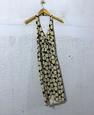 Women's Polka Dot Halter Dress