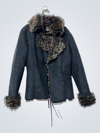 Evissa Women's Faux Fur Trimmed Jacket