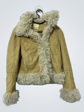 Urban Outfitters Faux Fur Trimmed Jacket