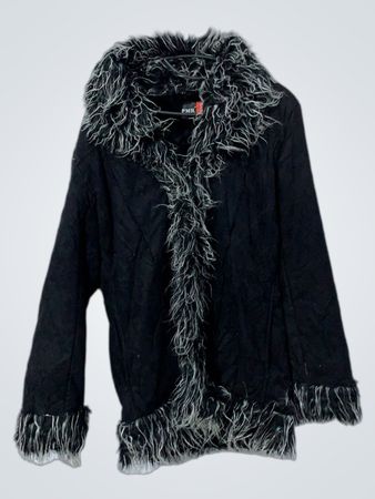 PMR Faux Fur Trim Jacket