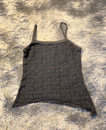Schwarzes Spitzen-Cami