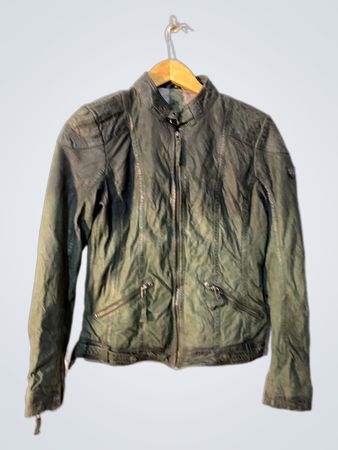 Gipsy Women's Green Leather Jacket