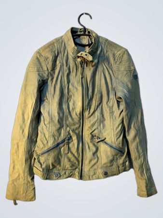 Khaki Biker Jacket
