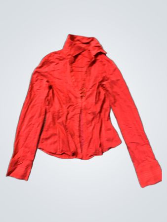 Rotes H&M Button-Up Hemd