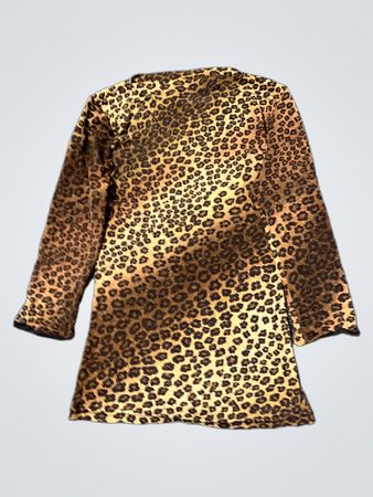 Leopardenmuster Langarmshirt