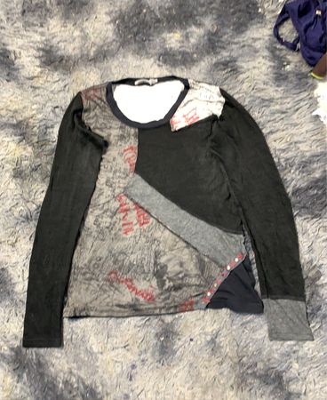 Langarm-T-Shirt mit Grafikdruck