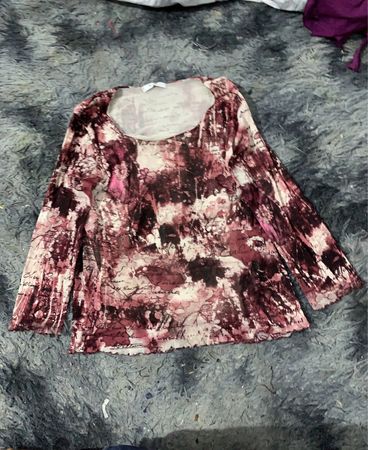 Burton Bedrucktes Mesh Langarmshirt