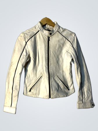 White Leather Jacket