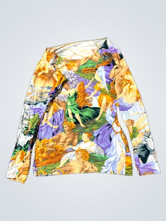 Langarmshirt mit Renaissance-Kunstdruck