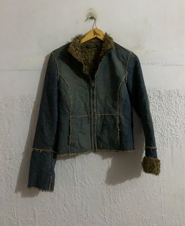 Jacket with Fur Trim