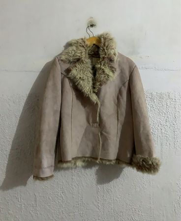Women's Faux Fur Lined Suede Jacket