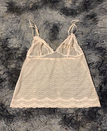 Durchsichtige Spitzen-Camisole