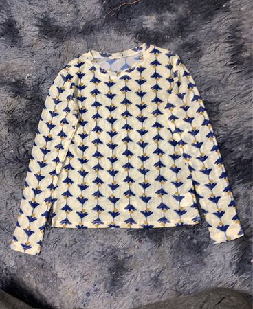 Langarmshirt mit floralem Muster