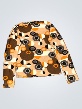 Langarmshirt mit geometrischem Druck