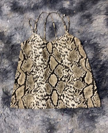 Schlangenmuster-Camisole