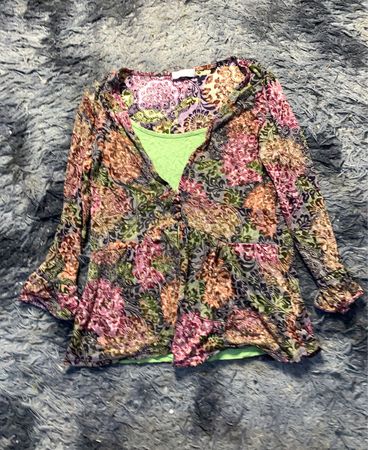 Bluse mit Blumenmuster