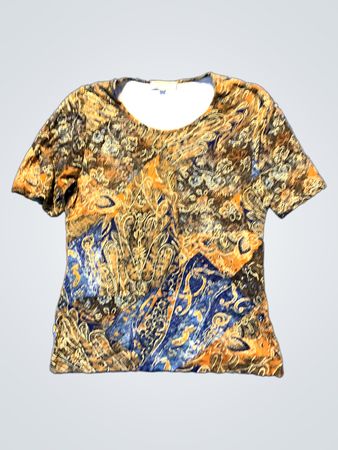 Paisley-Print-T-Shirt