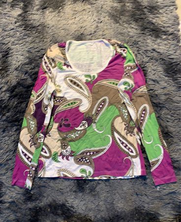 Langärmliges Hemd mit Paisleymuster
