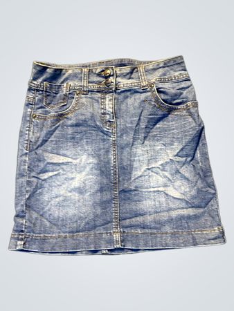 Blauer Jeansrock