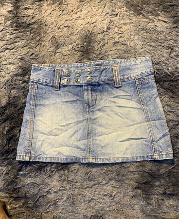 Jeans-Minirock