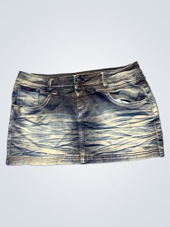 Jeans-Minirock