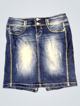 Blauer Jeansrock