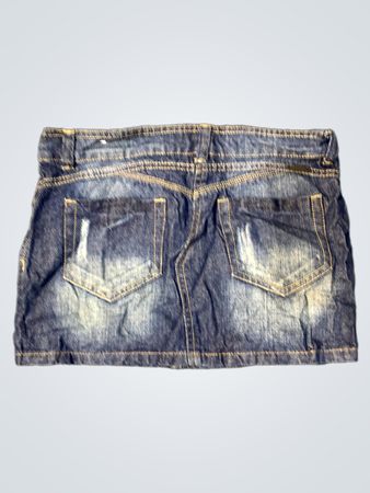 Indigo Denim Minirock