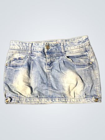 Blauer Denim-Rock