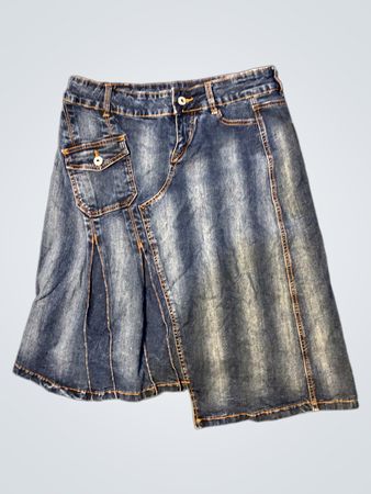 S'EBO Damen Jeansrock