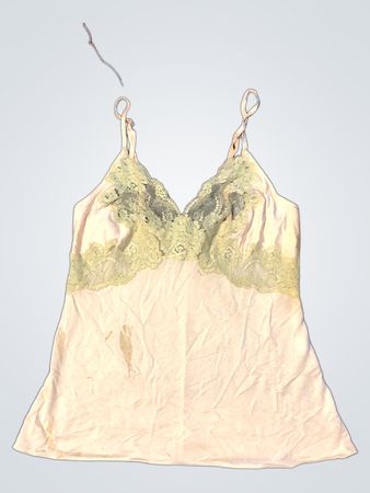 Camisol mit rosa Spitzenbesatz