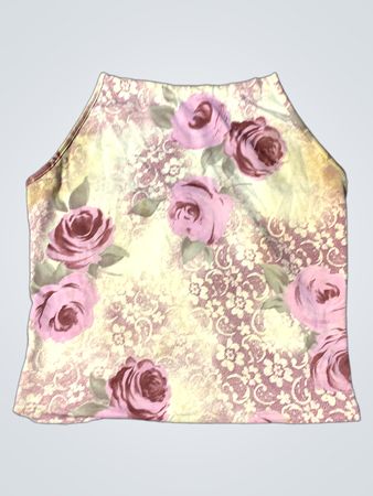 Floral Print Neckholder-Top