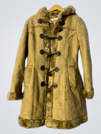 Orsay Faux Shearling Duffle Coat