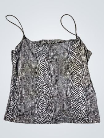 Satin-Schlangenprint-Cami-Top