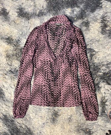 Mexx Langarm bedruckte Bluse