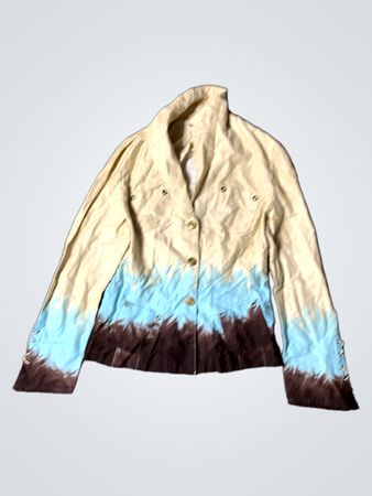 EXTENZO PARIS Damenjacke mit Batikmuster