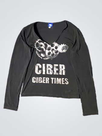 OOPS CIBER TIMES Langarmshirt