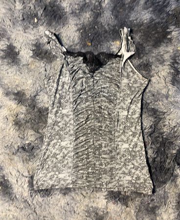 Graues gemustertes Tanktop