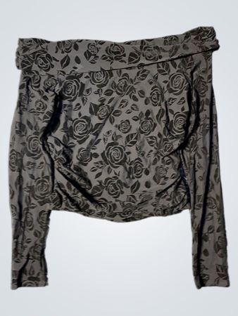 Wild Fable Damen Off-the-Shoulder Langarmoberteil
