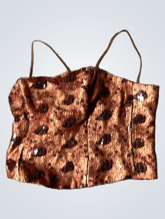 Pailletten-Cami-Top