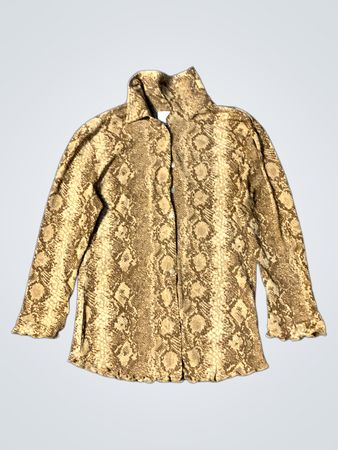 JEEP Y Schlangenprint Rollkragenshirt