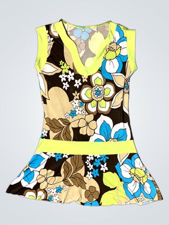 Blumendruck Minikleid