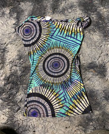 Damen Druckkleid