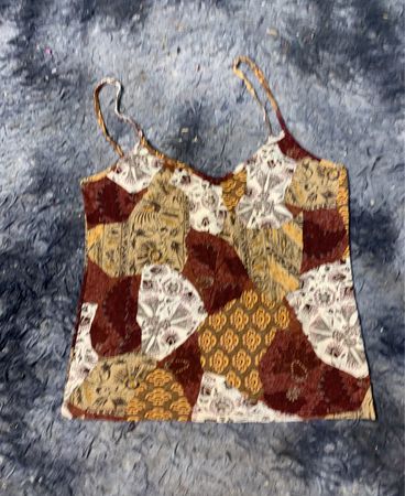 Patchwork Print Cami Top