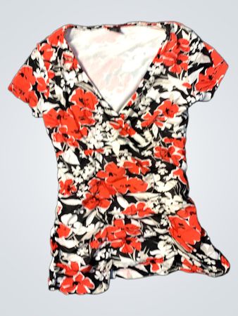 S.Oliver Floral Print V-Neck Top