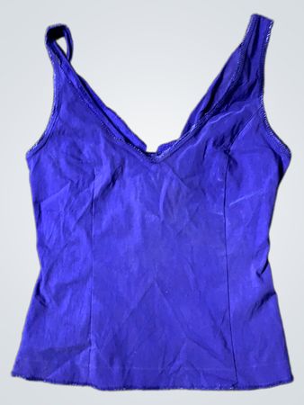 H&M Blaues V-Ausschnitt-Trägershirt