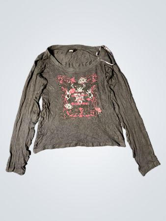 Sky High Langarm-Graphic-T-Shirt